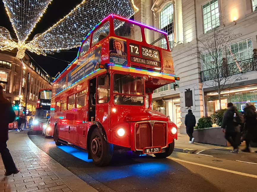 London: Christmas Lights Tour by Vintage Bus - Practical tips for a better evening
