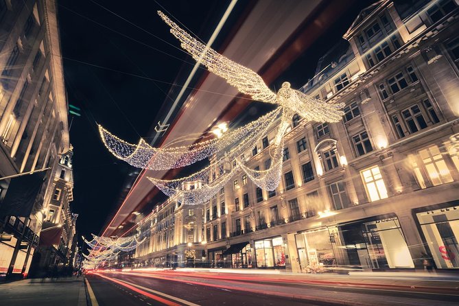 London Christmas Lights Tour by Vintage Double-Decker Bus - Harrods, Piccadilly, and London’s decorated shopfronts