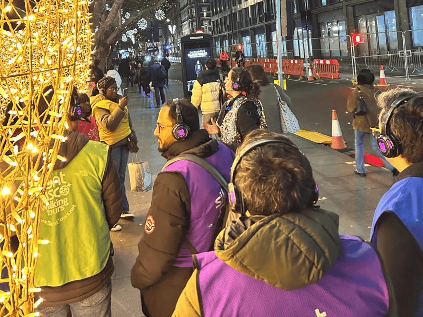 London: Christmas Lights Tour - With Christmas Music - Oxford Street and Soho: a bright first act