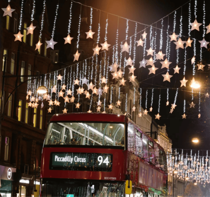 London: Christmas Lights Walking Tour - Mayfair shop windows and seasonal details