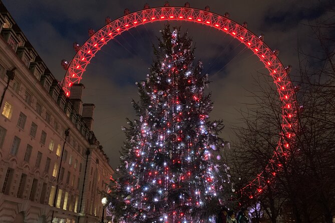 London Exclusive Christmas Lights Guided Tour by Black Cab - Trafalgar Square, Leicester Square, and Piccadilly Circus