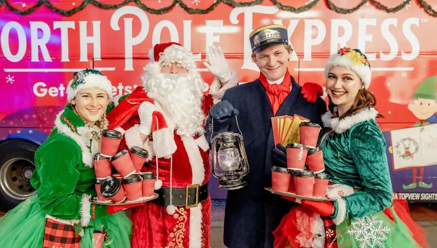 London: North Pole Express Tour with Santa & Festive Fun - A Christmas bus ride with Santa at the center