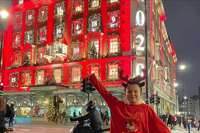 London Private Christmas Lights Taxi Tour with Pick Up - Regent Street begins with London’s grandest display
