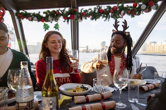 London Thames Christmas Lunch Party - What appears on the Christmas menu