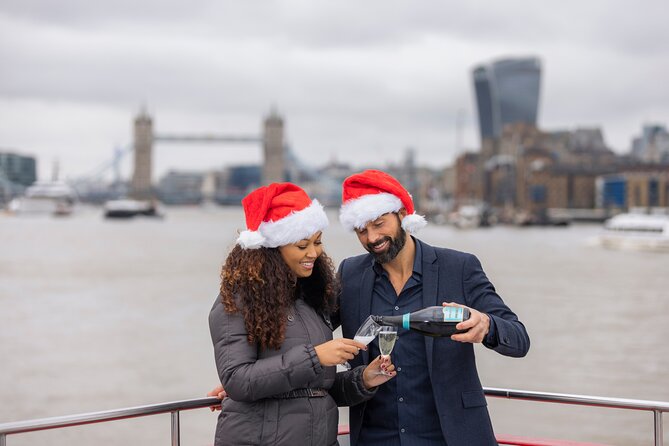 London Thames Christmas Lunch Party - The return journey turns into the party