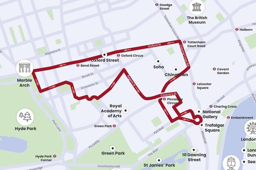 London: Tootbus Christmas Lights Tour incl walking tours - Why a Christmas lights bus ride works in London