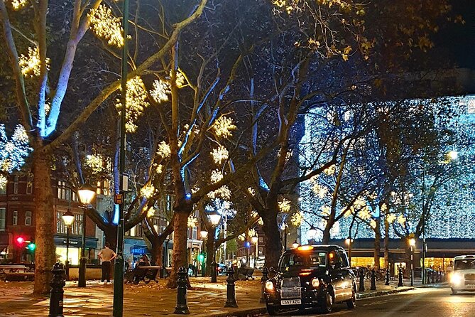 Magical Christmas Lights in London: Private Black Cab Tour - Carnaby Street is made for a short walk
