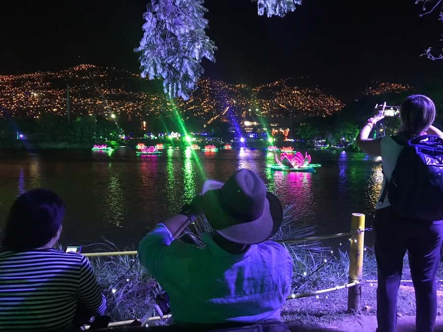 Medellin Christmas Lights Tour - Two more decorated parts of the city