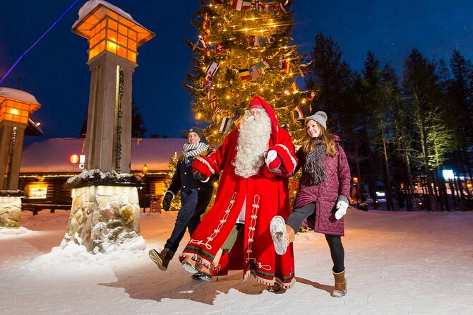 Meet Santa Claus & Santa's Reindeer Ride & Greet Huskies - Writing postcards at Santa’s official post office