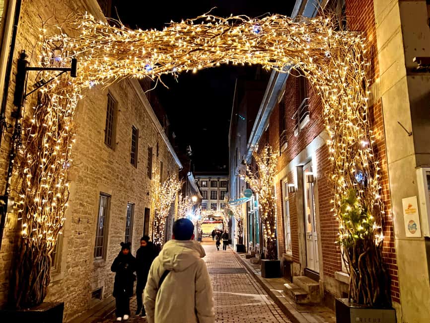 Montreal: Christmas Lights Private Walking Tour - Finishing beside the Saint Lawrence River