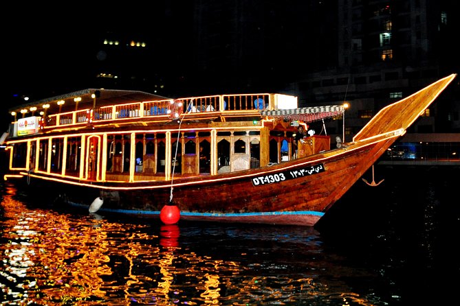 New Year Celebration In Arabian Gulf in Creek with Midnight Cake - Three hours on Dubai Creek