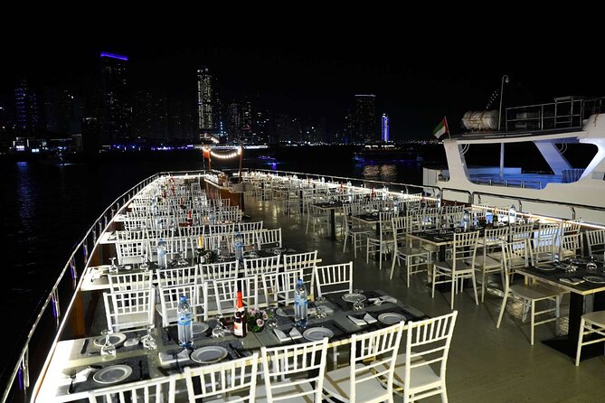 New Year Cruise with Burj Al-Arab Fireworks View - Dinner Before the Countdown