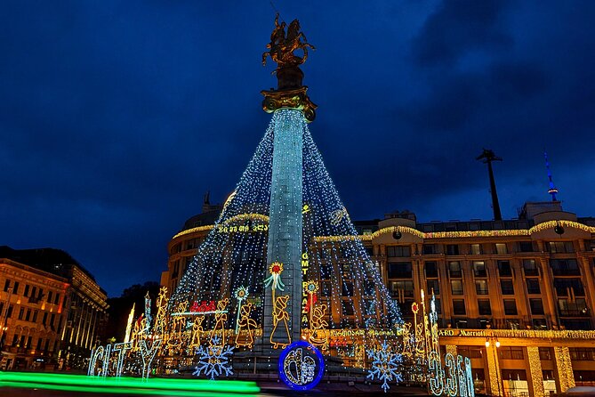 New Year in Tbilisi: Christmas Market and Hidden Gems Tour - Rustaveli Avenue and Tovlis Papa