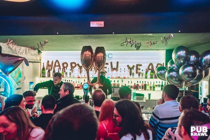New Year's Eve crawl with 2 Hours free alcohol + Buffet - Krawl Through Krakow - What the Krakow New Year’s Eve crawl actually offers