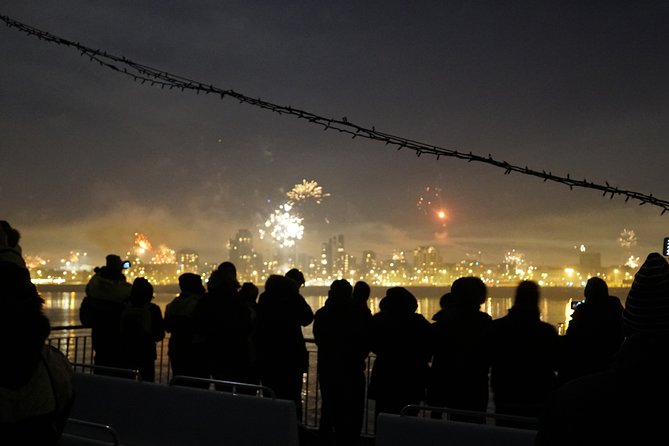 New Year's Eve Fireworks Cruise in Reykjavik - Reykjavik fireworks from Faxaflói Bay