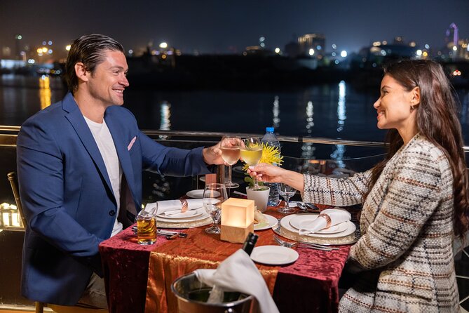 New Years Luxury Dubai Canal Cruise - Dinner, drinks, and the onboard show