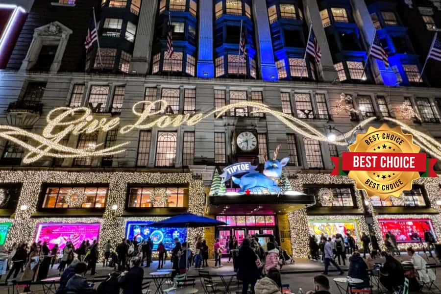 New York: Rockefeller Center Christmas Tree Pedicab Tour - Ending in Times Square