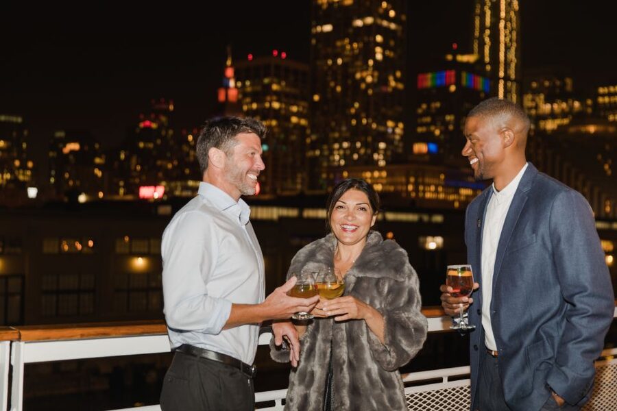 NYC: Christmas Eve Buffet Lunch or Dinner Harbor Cruise - Music, dancing, and the outdoor rooftop lounge