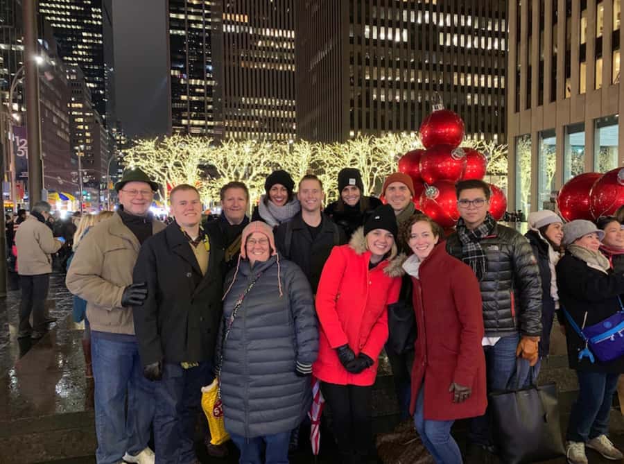 NYC: Christmas Holiday Guided Walking Tour with Dessert - The pace, walking, and winter clothing