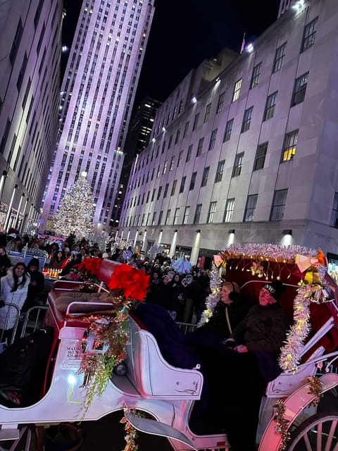 NYC: Christmas Lights Horse Carriage Ride - Fifth Avenue brings the Christmas displays close