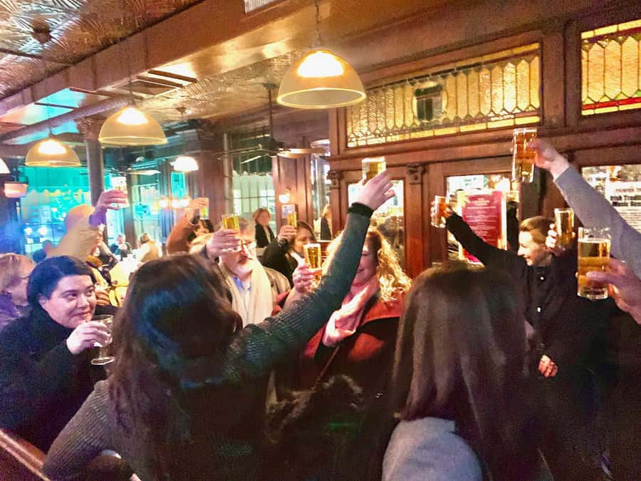 NYC: New Year's Eve Drinks, History and Ball Drop Tour - The 54th Street countdown, with fewer barricade worries