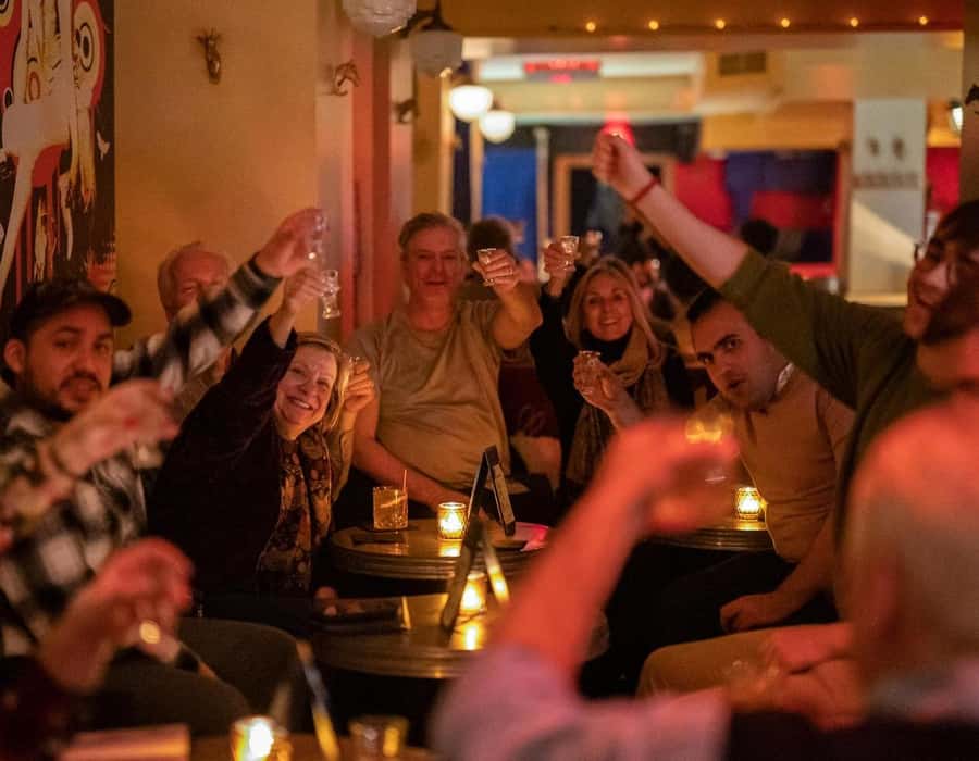 NYC: New Year's Eve Drinks, History and Ball Drop Tour - Midtown West and the longest stop of the night