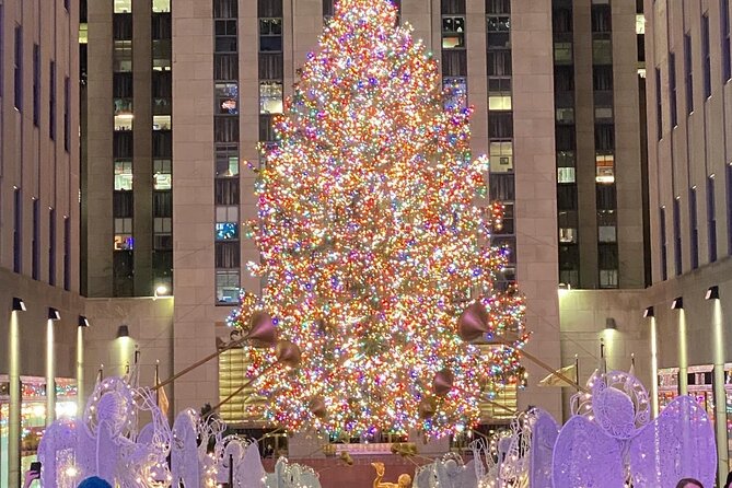 NYC Rockefeller Center Christmas Lights Horse Carriage Ride - A Christmas carriage ride with two very different New York moods