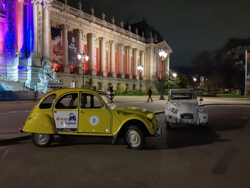Paris: Private Christmas Lights Tour by Citroën 2CV - The Vintage Car Ride: Charming, Small, and Exposed