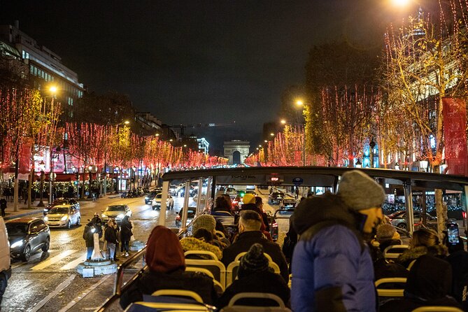 Paris Tootbus Festive Christmas Lights Tour - Concorde, the Champs Elysées, and the Arc de Triomphe