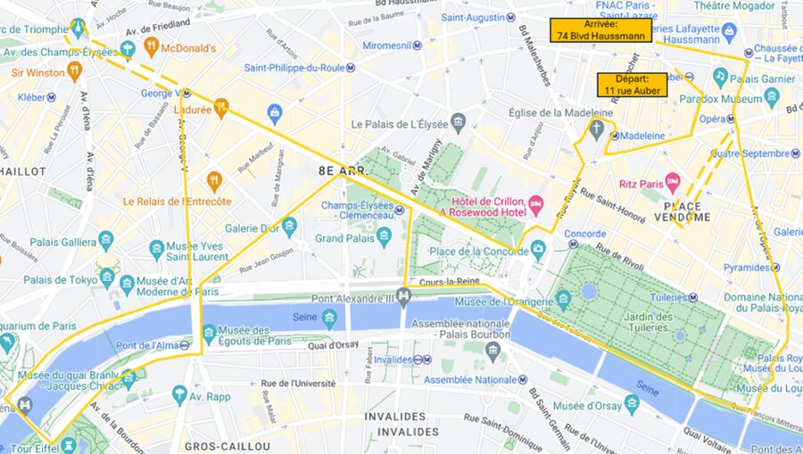 Paris: Tootbus Open-Top Christmas Bus Tour - The audio guide and Christmas playlist