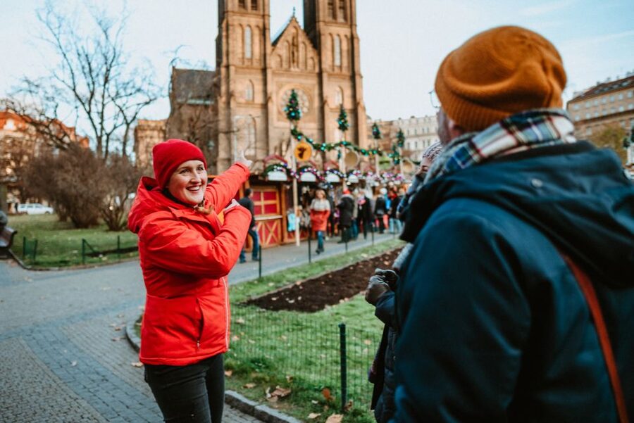 Prague: 2-3h Magical Christmas Markets Tour with Inclusions - Smaller markets and local spending