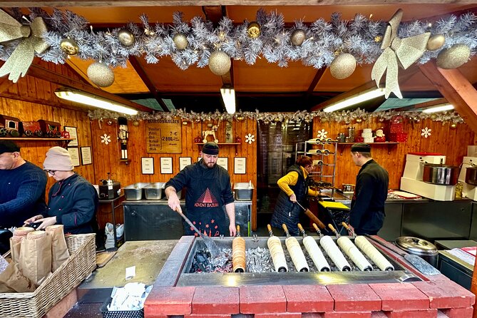 Private Budapest Christmas Market Tour with Chimney Cake & Mulled Wine - Vörösmarty Square, Budapest’s main Christmas starting point