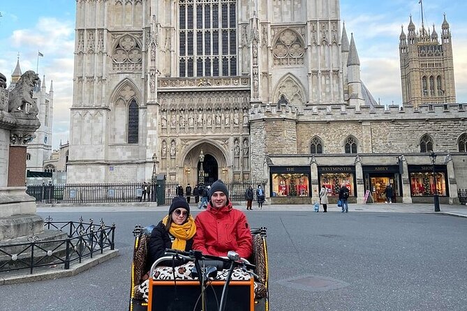 Private Christmas Lights Tour London - What is included in the rickshaw
