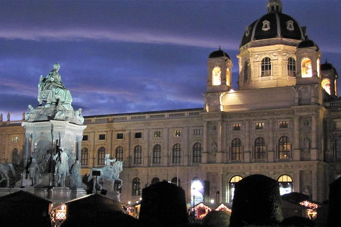 Private Christmas Markets Walking Tour Vienna - Karlskirche begins the evening with a grand backdrop