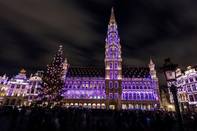 Private tour : Christmas market in Brussels - Ice skating and the late afternoon light show