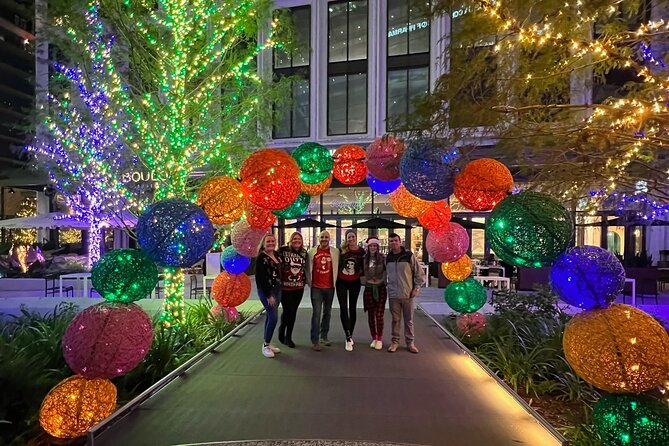 Private Tour to Christmas Winter Village, Bayshore and Hyde Park - Hyde Park Village, tree photos, and small treats