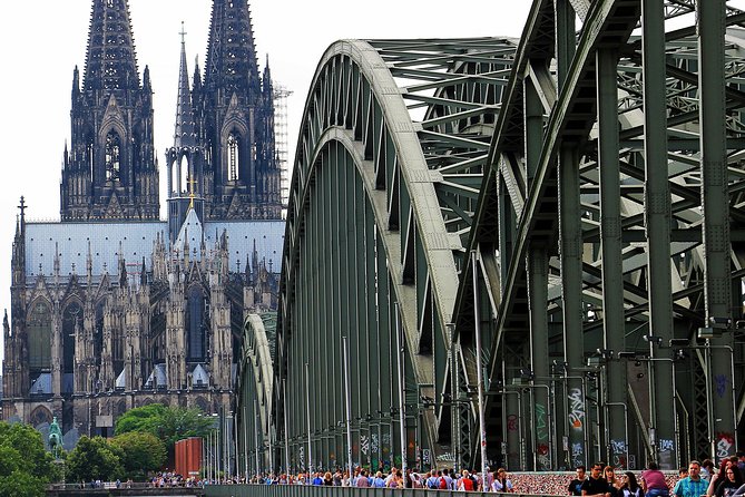 Roman City of Cologne: Day Trip from Amsterdam Christmas market - Hohenzollern Bridge: ten minutes above the Rhine