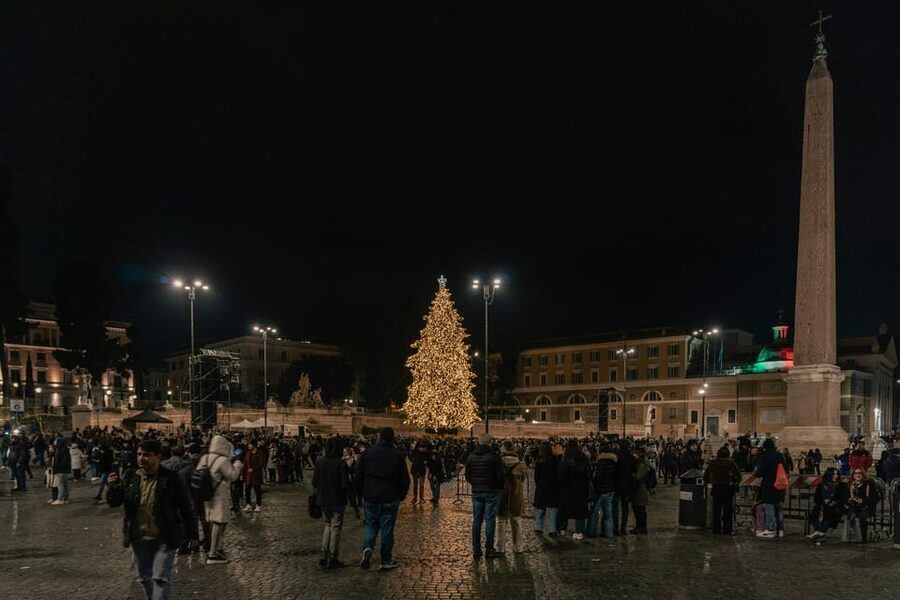 Rome: Christmas Lights Walking Tour - The Pantheon and Piazza della Rotonda