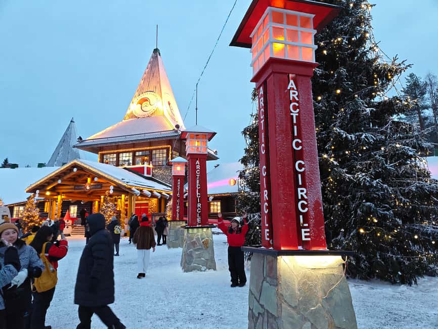Rovaniemi: Private Santa Claus Village Tour & Sleigh Ride - Driving your own husky sled