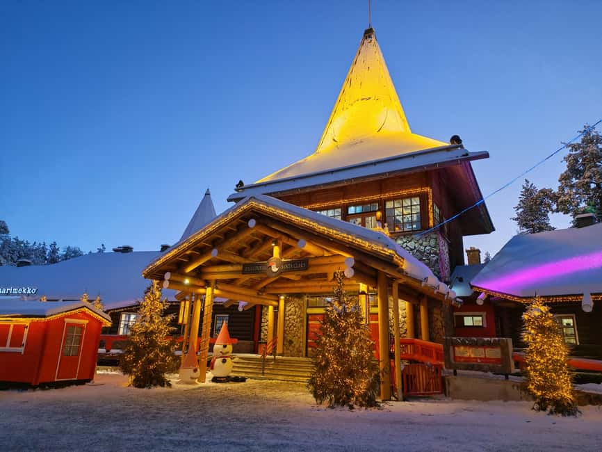Rovaniemi: Santa Village,2km Husky Sled Ride & Snowman World - Key points to know before booking