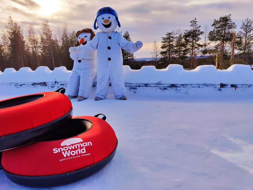 Rovaniemi: Snowman World Entry Ticket in Santa Claus Village - The Ice Bar and its frozen details