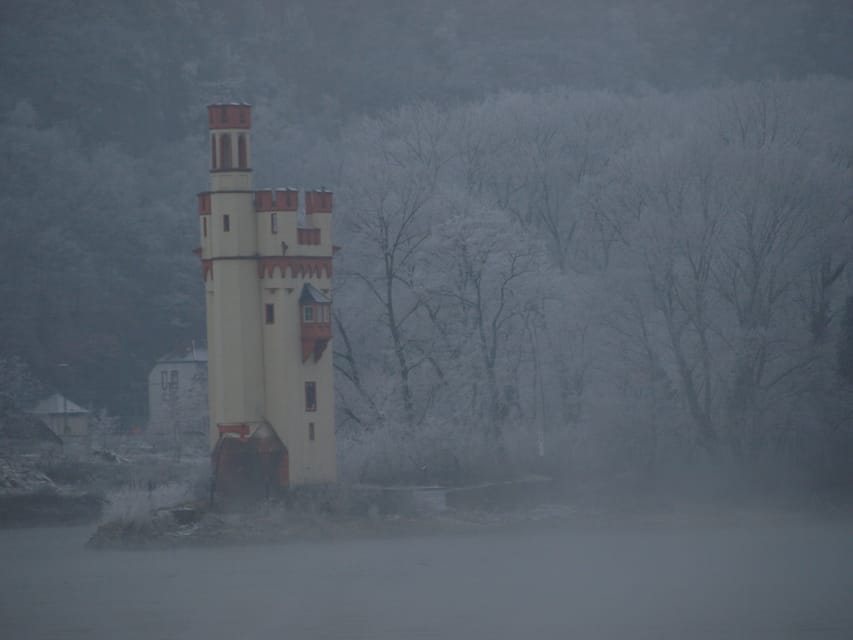 Rüdesheim am Rhein: Christmas Boat Cruise on the Rhine - Medieval castles and snow-capped ruins