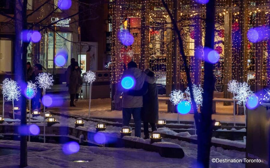 Toronto: Festive Lights Bus Tour - Meeting the bus at Sankofa Square
