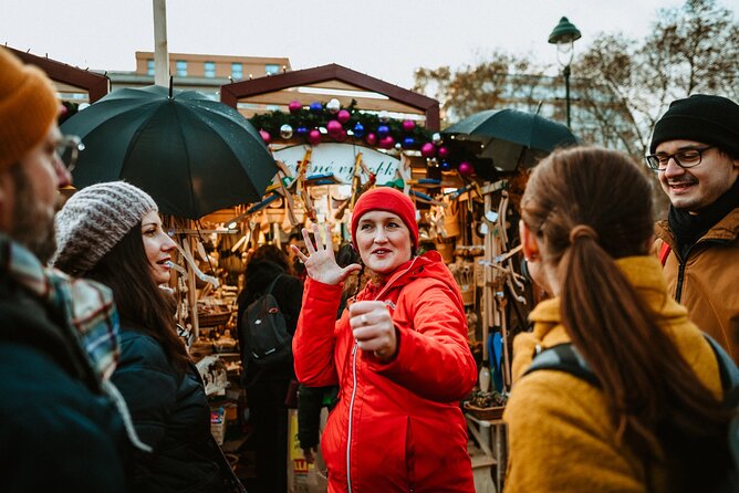 Tour 3 Magical Prague Markets with Locals, Christmas Goodies incl - Náměstí Míru and the local shopping side of Christmas