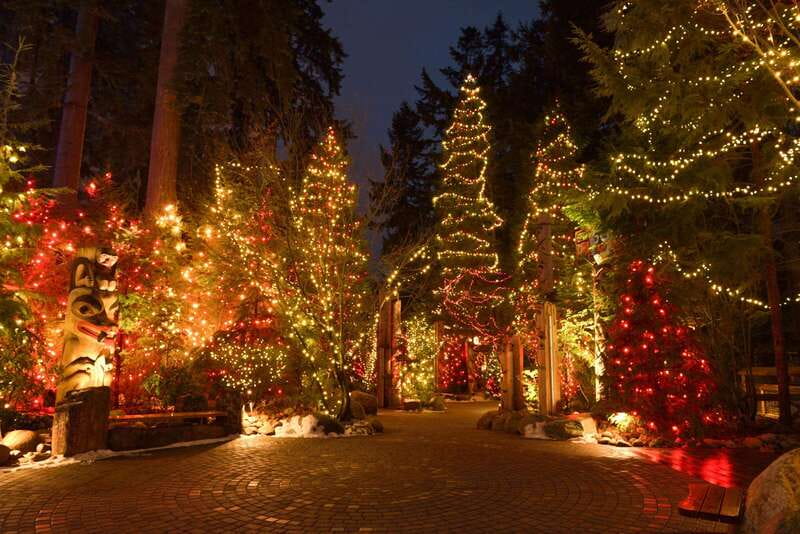 Vancouver: Christmas Lights Karaoke Trolley Tour - VanDusen Botanical Garden is the big payoff