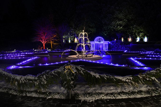 Victoria and Butchart Gardens Christmas Tour - Butchart Gardens after dark