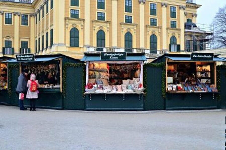 Vienna: Schönbrunn Palace & Christmas Market Walking Tour - The €25 cash fee is the key booking detail